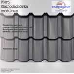Blachodachówka modułowa KIARRA 7016 MATT 0,5 - producent