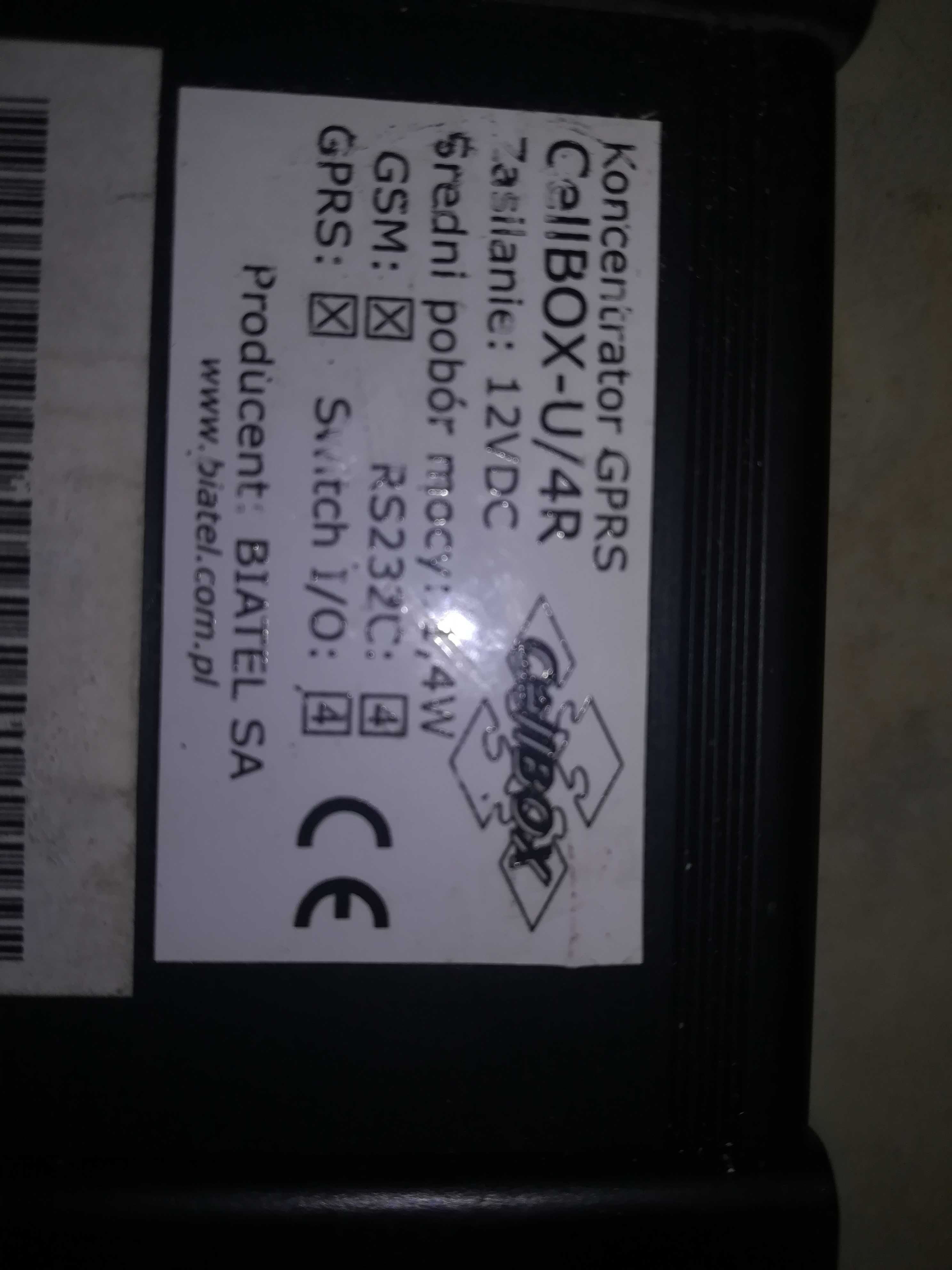 Sterownik CellBOX-U4R - Koncentrator GPRS - RS232 4 porty