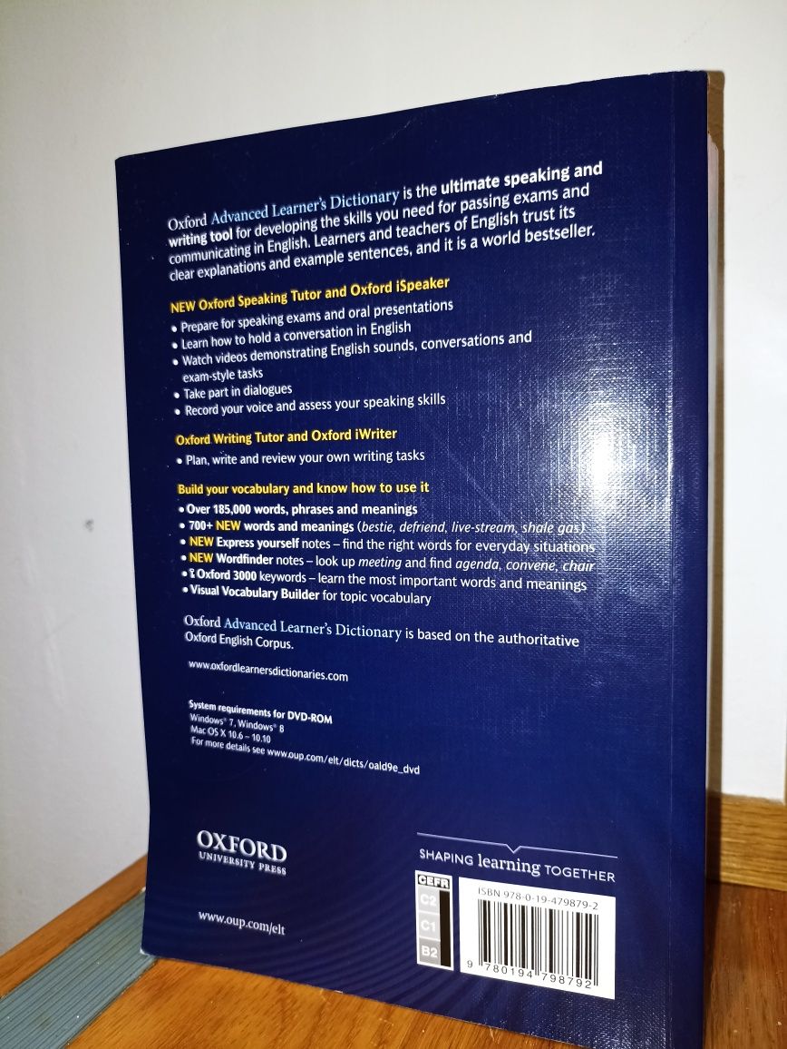 Dicionário Inglês - Oxford Advanced Learner's Dictionary