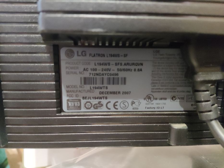 Монитор для компьютера  LG