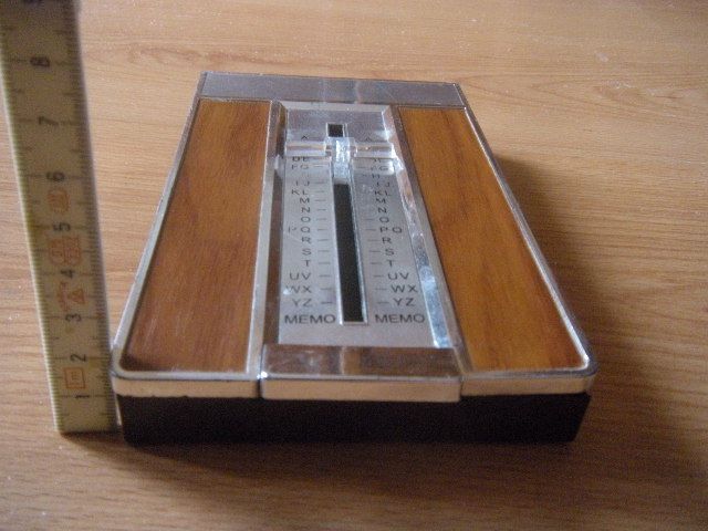 automatyczny notes notatnik sekretnik notesik spis telefonów automat