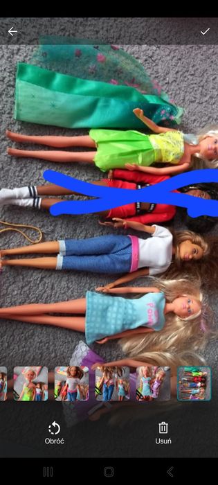 Zestaw lalek mattel i barbie