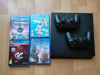 Playstation 4 FAT 500GB + pady + gry