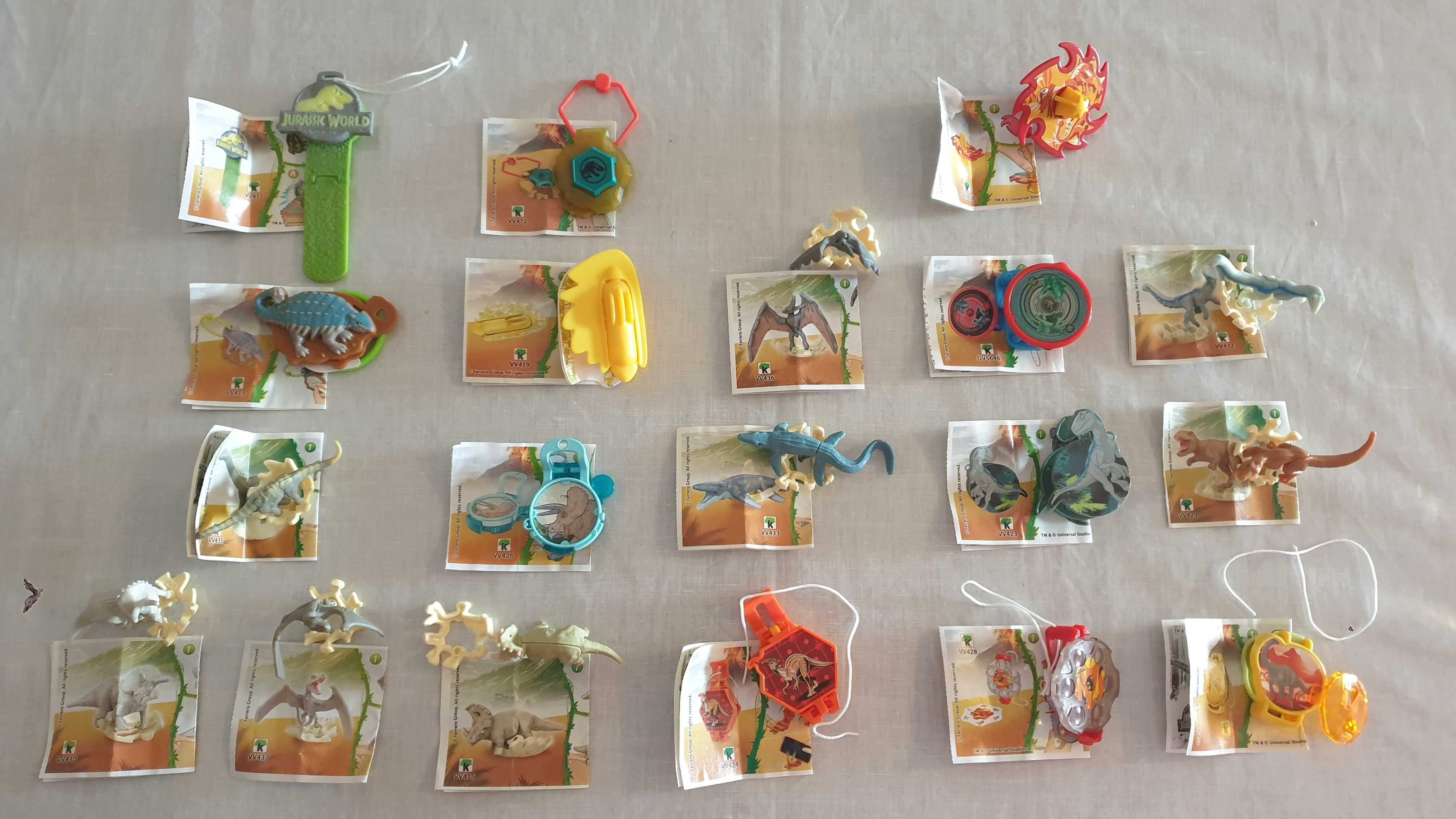 Bonecos Kinder repetidos