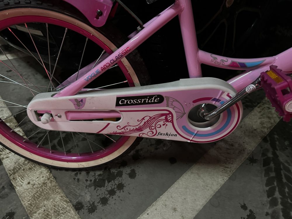 Велосипед для девочки crossride розовый