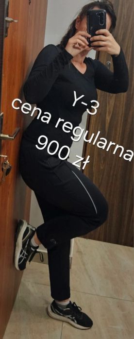 Czarne spodnie dres Y-3 adidas