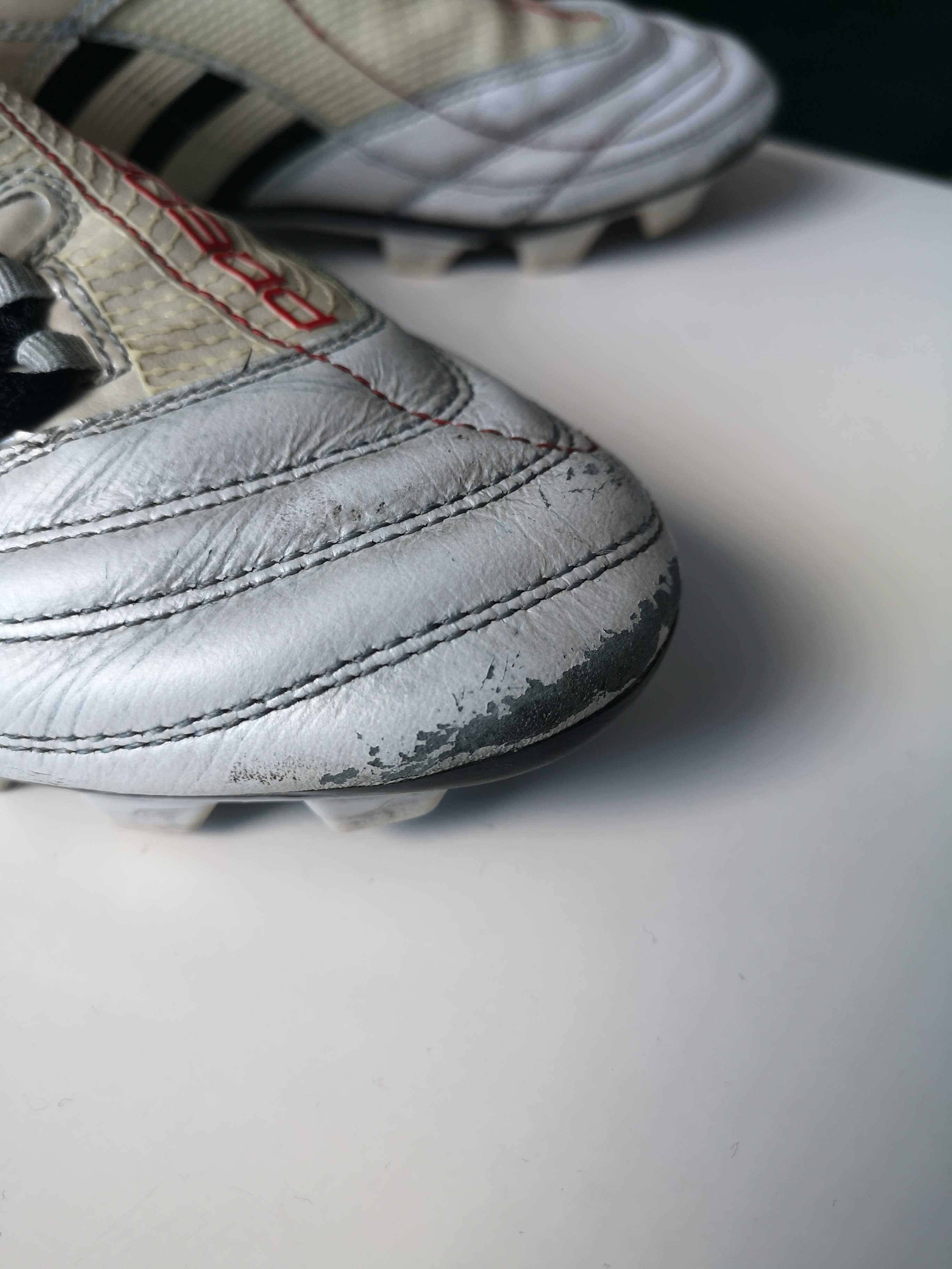 buty piłkarskie/ korki adidas predator białe