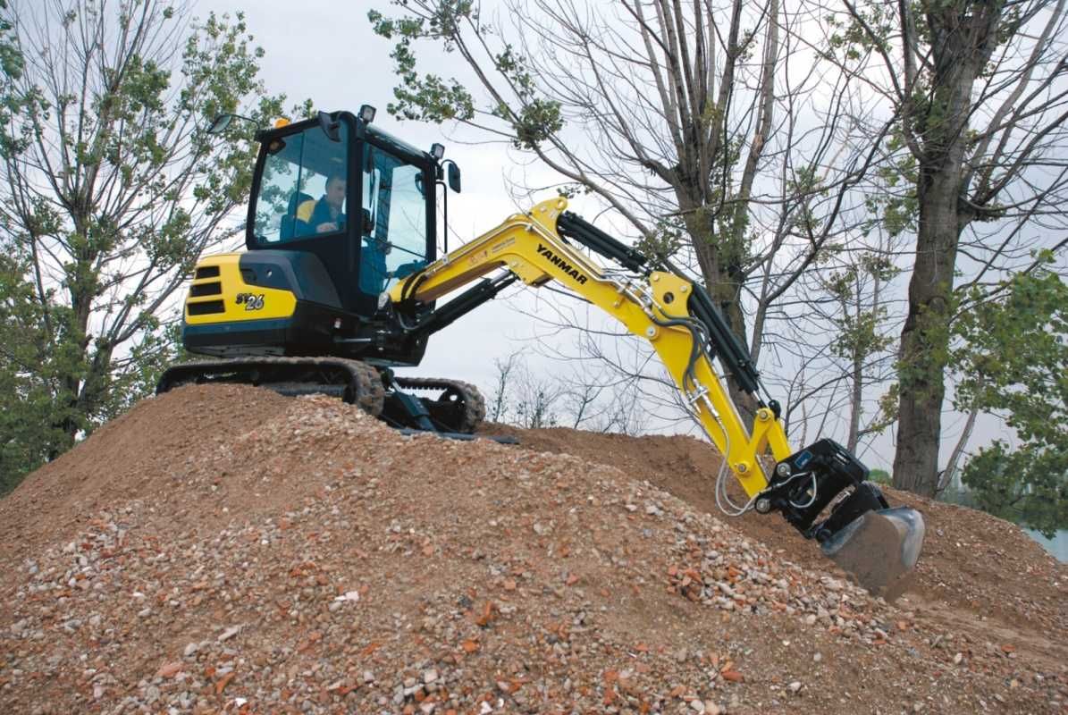 Usługi, wynajem minikoparki, + wywrotka 3,5t.  roboty ziemne