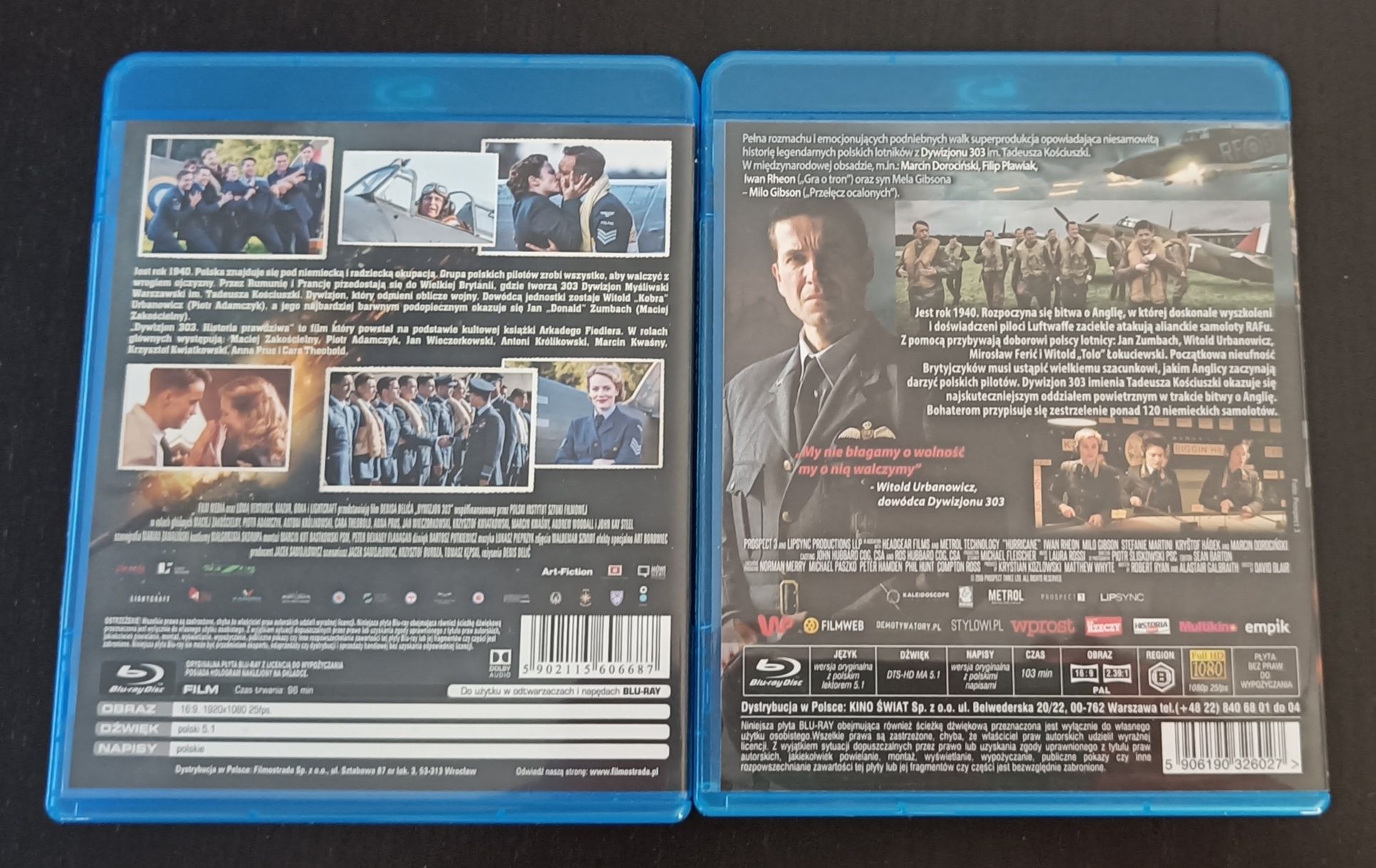 Dywizjon 303 Bitwa o Anglię Kurier Blu-Ray Oryginały