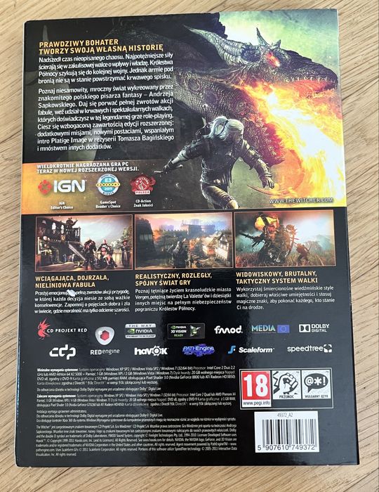 Gra PC Wiedźmin 2: Zabójcy Królów – Edycja Rozszerzona