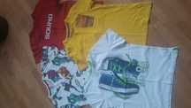 4 szt. T-shirt, koszulki 140/146 db+