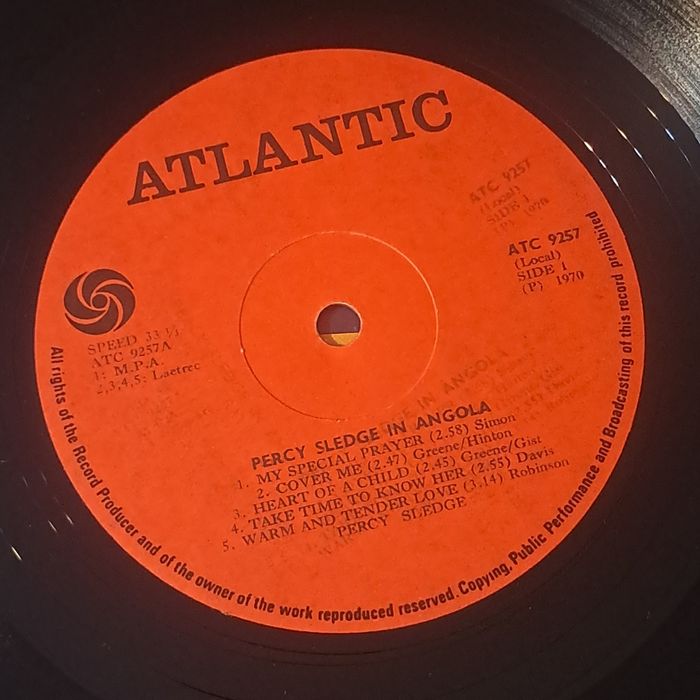 Percy Sledge In Angola