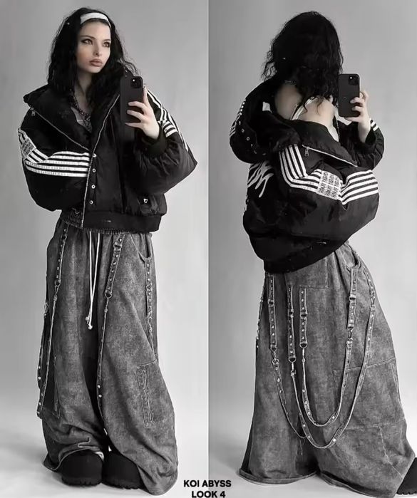 Нефорска куртка с полосками