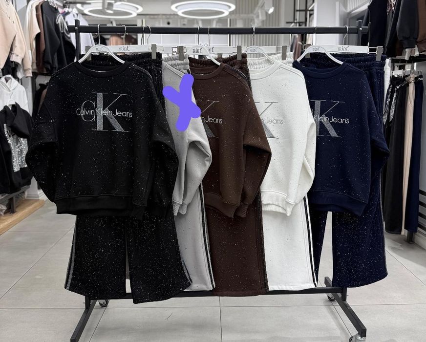 Костюми теплі на флісі зі стразами СК Турція 44-54