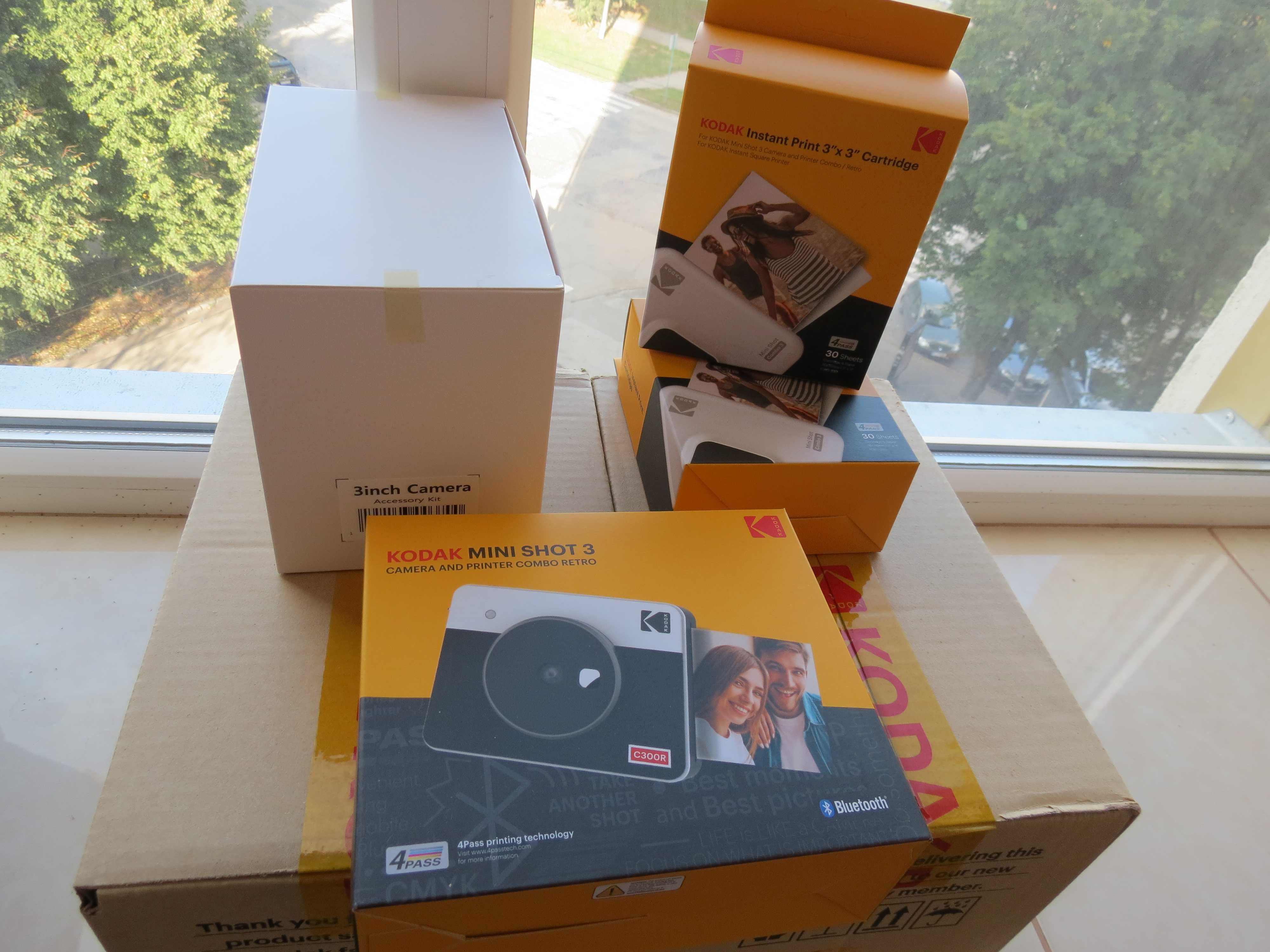 Kodak Mini Shot 3 Retro Combo Фотокамера моментальной печати + набор
