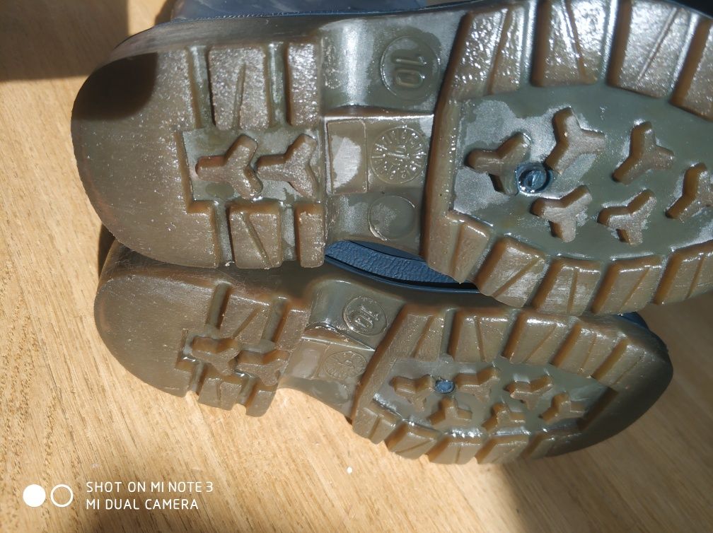 Гумові чоботи 28 розмір 17.5 см резиновые сапоги