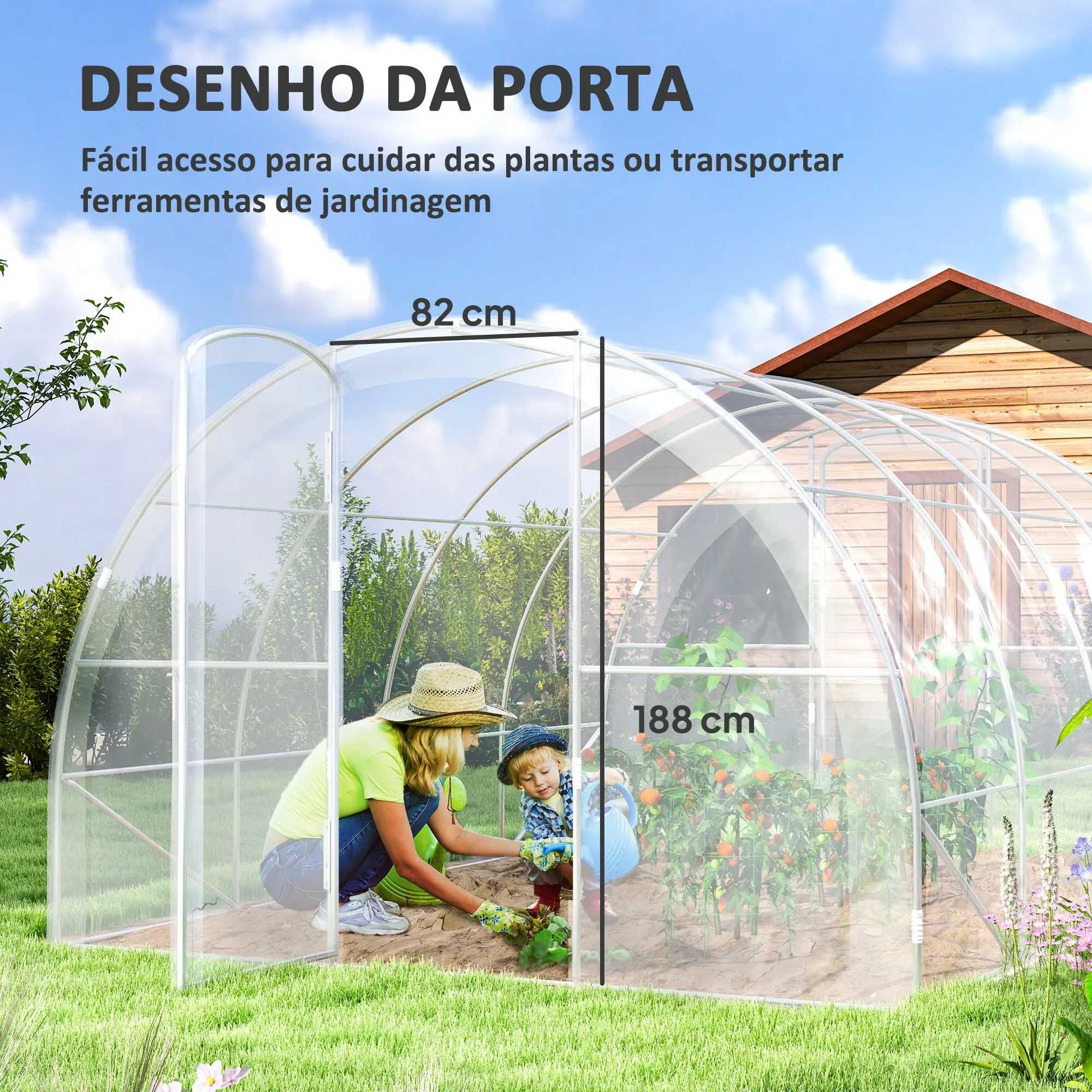 Estufa de Túnel 395x295x195 Transparente