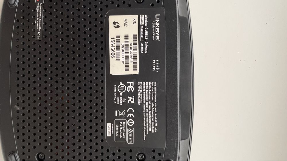 router linksys ladowarka
