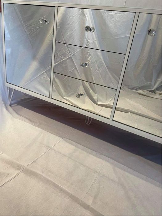 Komoda lustrzana biala, z lustra, hairpin, glamour, POLECAM!!!