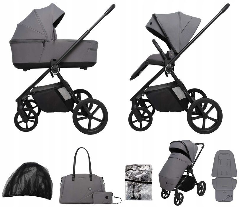 Muuvo 2w1 wózek uniwersalny Quick 4.0 , Five  , One , Boho