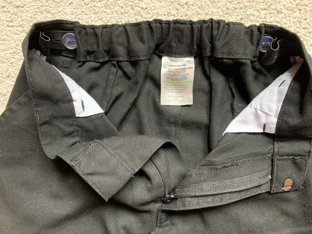 Koszula spodnie kamizelka zestaw elegancki M&S  134cm