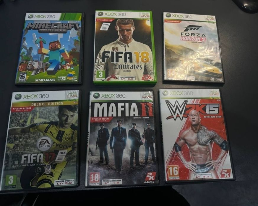 Диски 7шт. На Xbox 360