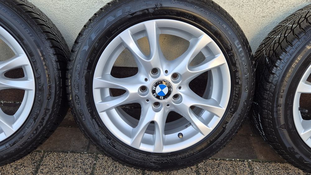 Koła felgi aluminiowe 16" BMW 5x120 opony zimowe