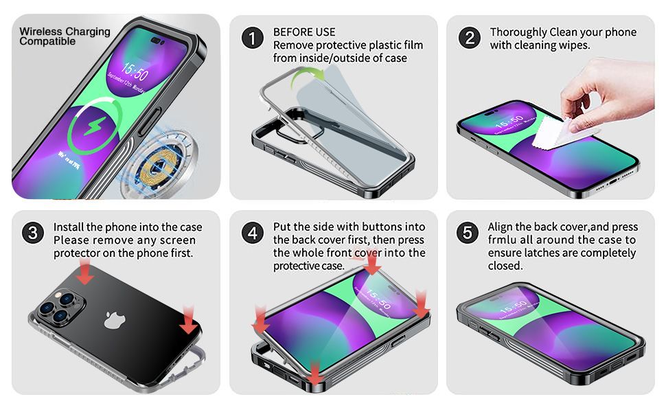 Чехол противоударный Antshare для Iphone 14 Pro Max розовый новый