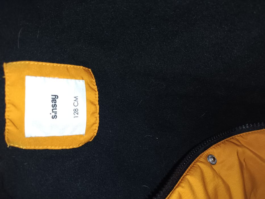 Kurtki  zimowe 128 parka chłopięca 2 szt