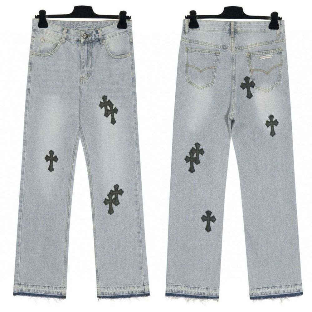 Джинси Chrome Hearts джинсы хром хартс