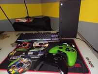 X box series x z klawiaturą,myszką,podkładką i grami na płyte