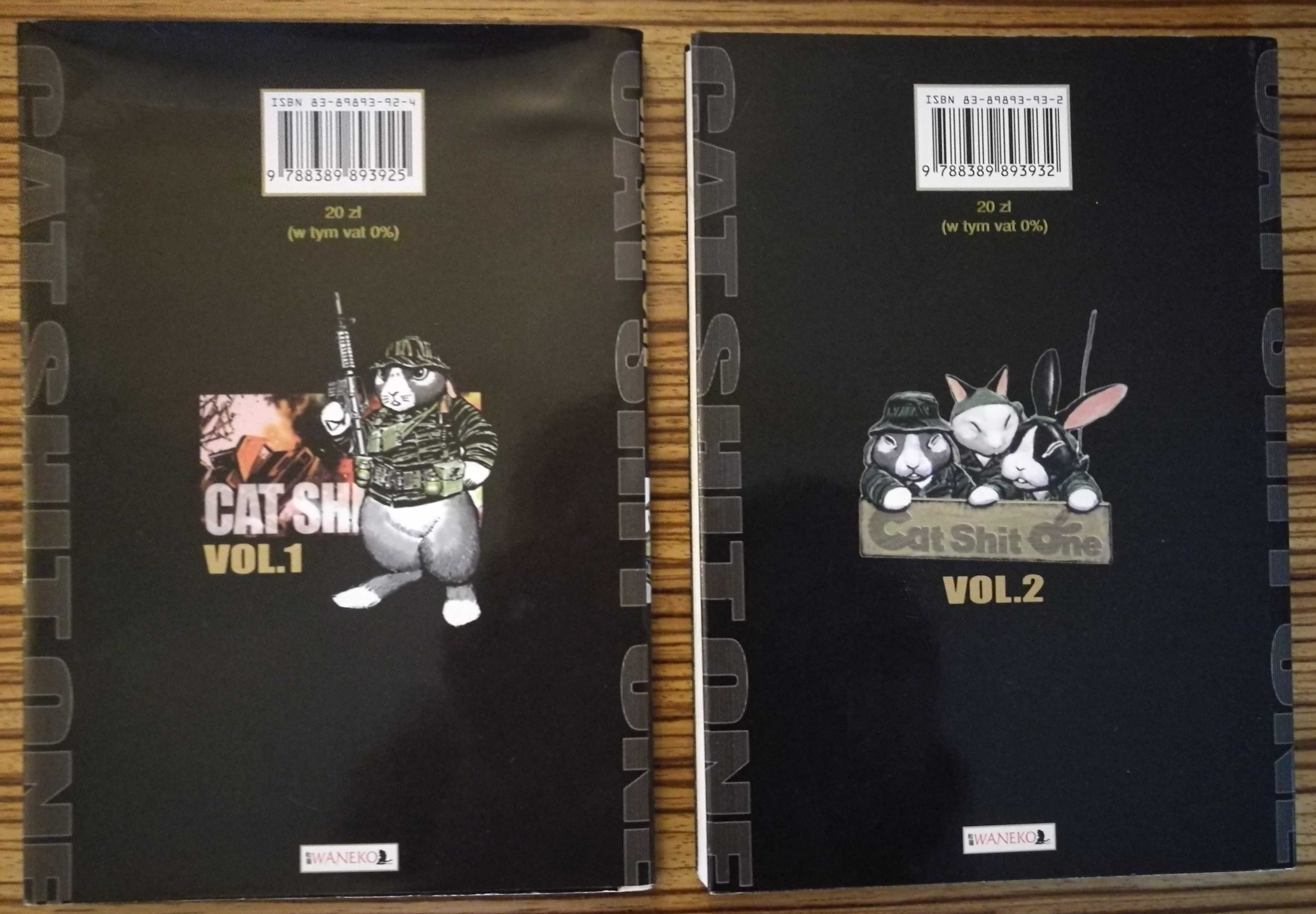 Cat Shit One vol.1 i vol.2  manga Kobayashi stan bdb cena za komplet