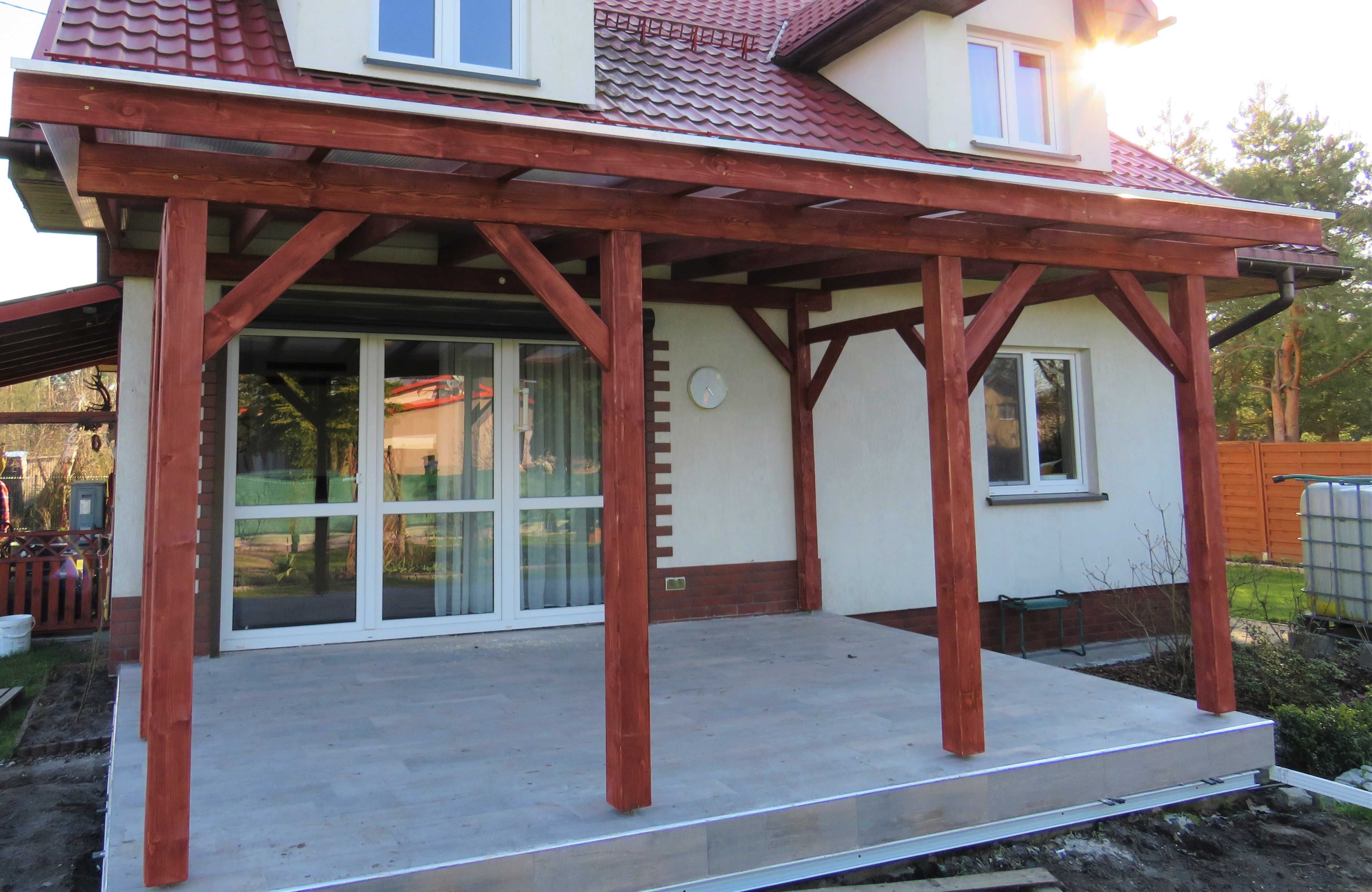 Zadaszenie tarasu, pergola tarasowa, altana, wiata, poliwęglan 16mm