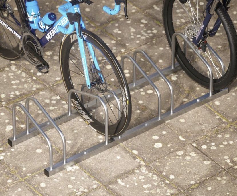 Stojak Uchwyt Parking Rowerowy na 4 Rowery Rower ŁATWY MONTAŻ Mocny