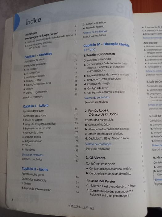 Livro de preparação para exame de português