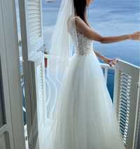 Suknia ślubna - rozmiar XS