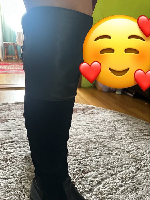 Жіночі чоботи ботфорди зимові