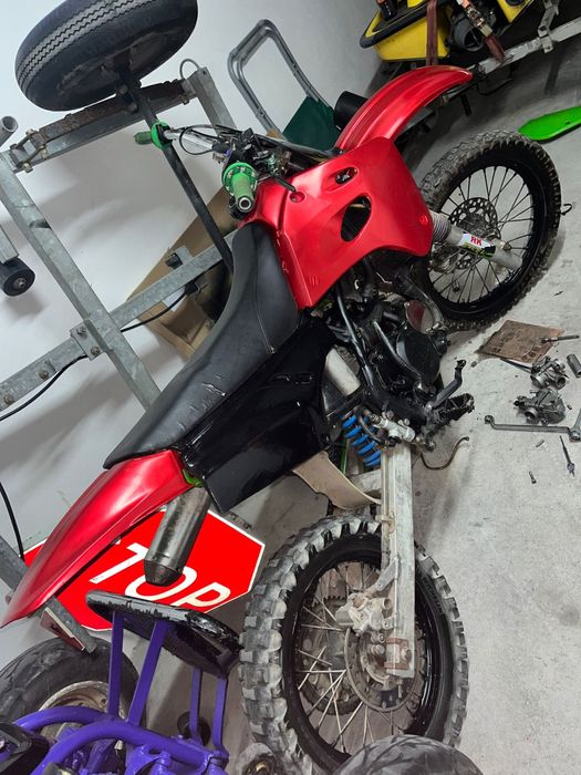 Kawasaki kx 80 com motor dt lc