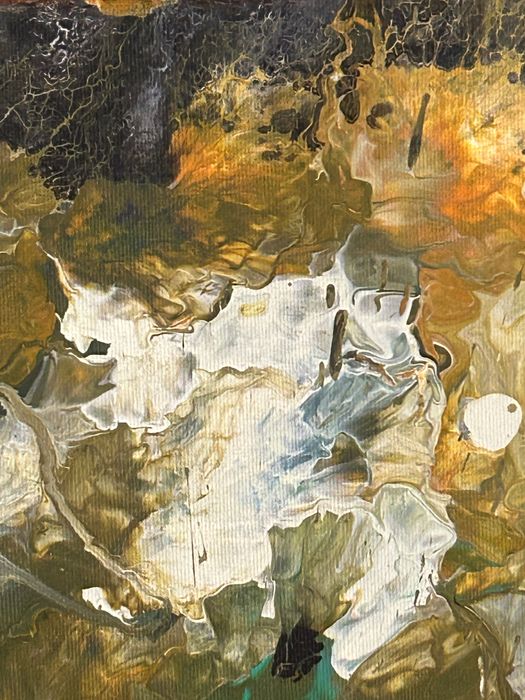 Vendo pintura abstrata em acrílico