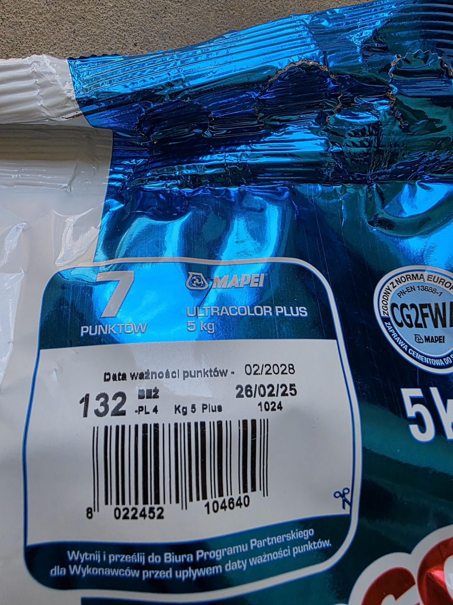 Fuga MAPEI ultracolor plus