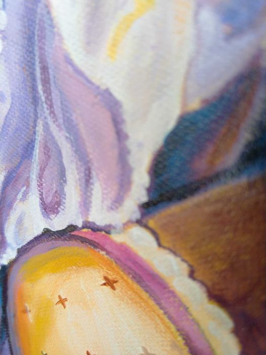 Tela pintura acrílico com ou sem moldura - tema erótico