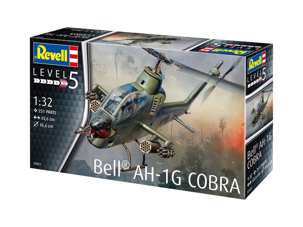 HELIKOPTER model 1/32 Revell 03821 AH-1G COBRA