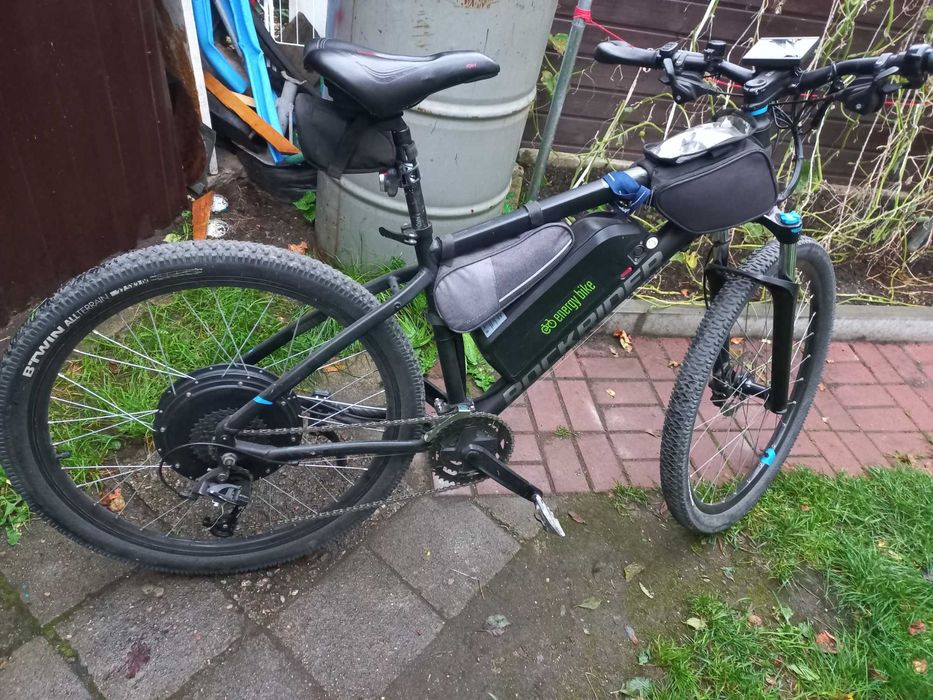 ebike rockrider duży zasięg wygodny