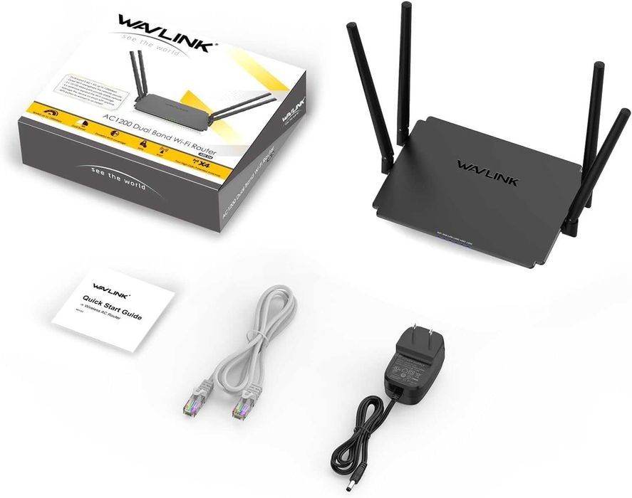 WAVLINK AC1200 Wireless WiFi Router, 5GHz+2.4GHz Dual Band WiFi
