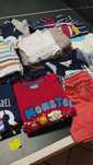 Lote de roupa e calçado criança
