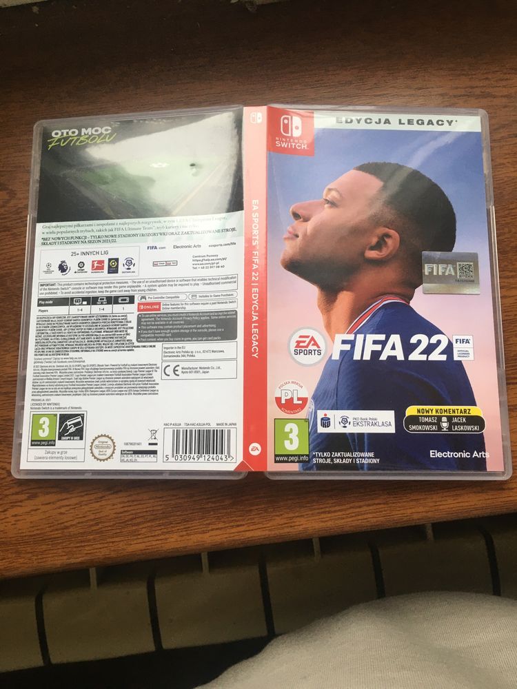 Gra na nintendo switch fifa 22