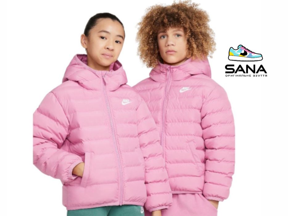 Крутая подростковая куртка Nike в розовом оттенке. ( FD2845-646 ) Ориг