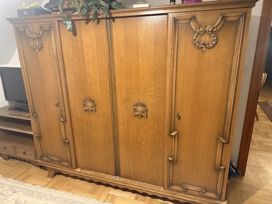 Meble dębowe sypialnia cały komplet