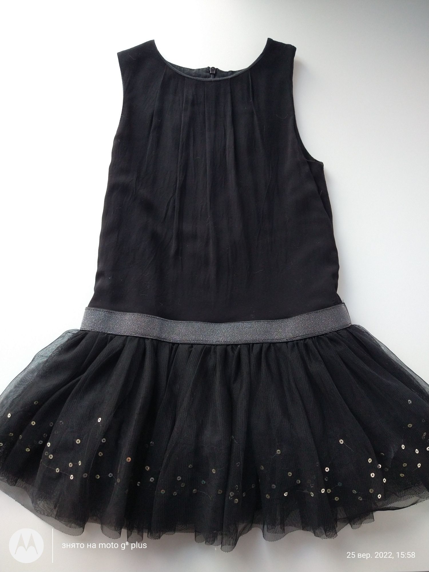 Красива чорна сукня vertbaudet з пачкою Wednesday венсдей венздей