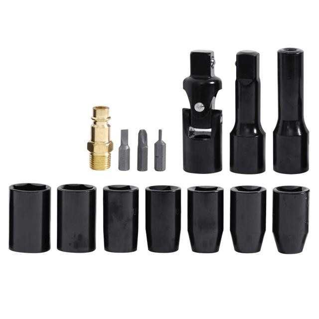 Гайковерт угловой в чемодане + набор головок 1/2". INTERTOOL PT-1110.